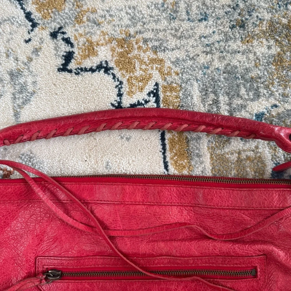 Balenciaga Red Day Hobo Bag - Picture 5 of 9